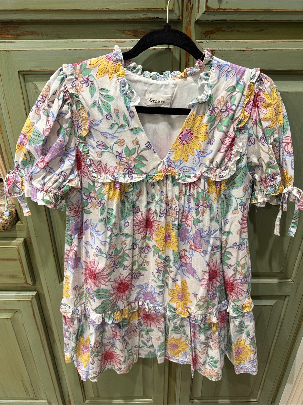 Multi-Color Floral Dress